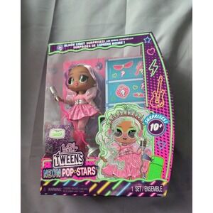 LOL Surprise Tweens Neon‎ Pop Stars Kitty K with Black Light Surprises NEW!